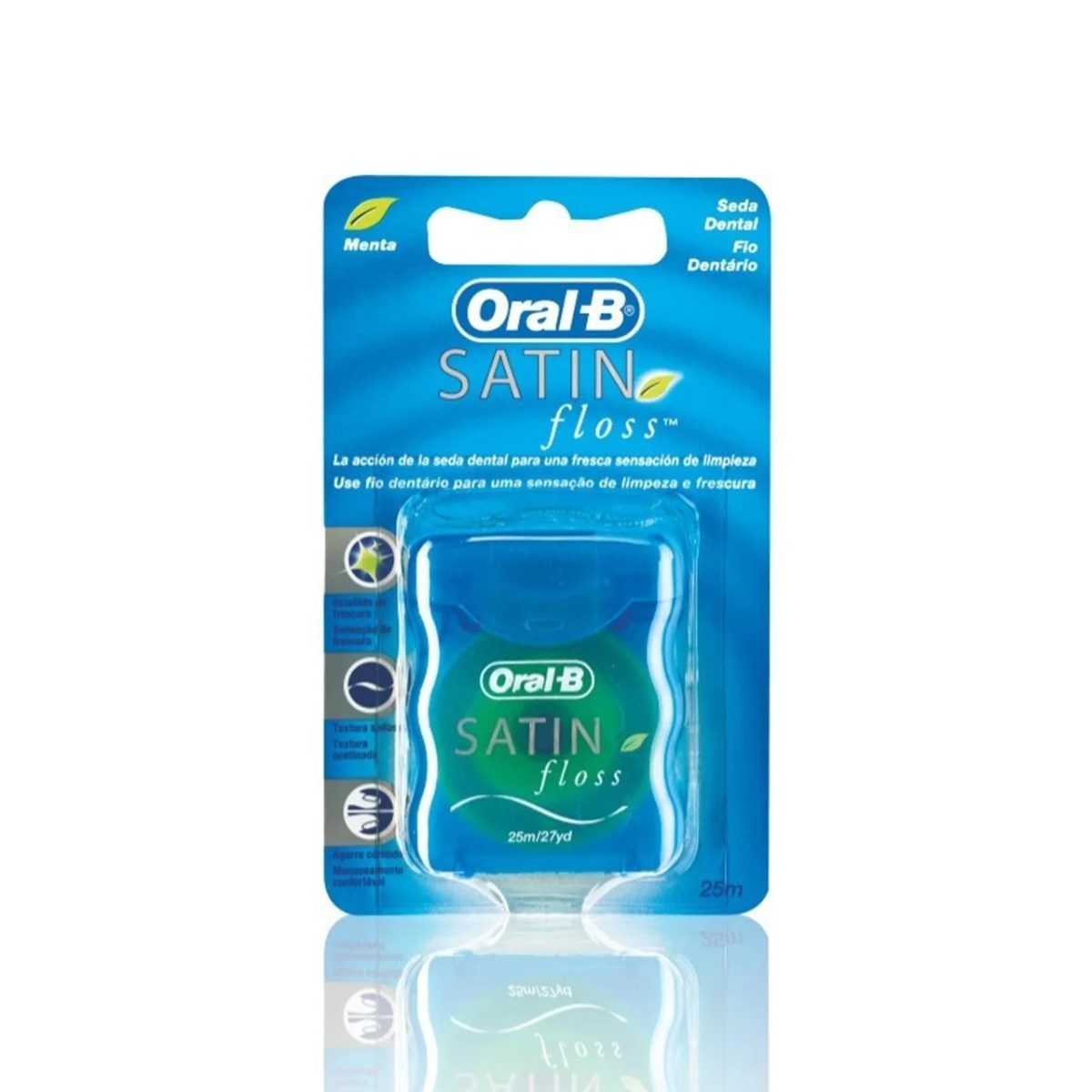 Oral-B SATIN Dental Floss Mint 25M - Image 1