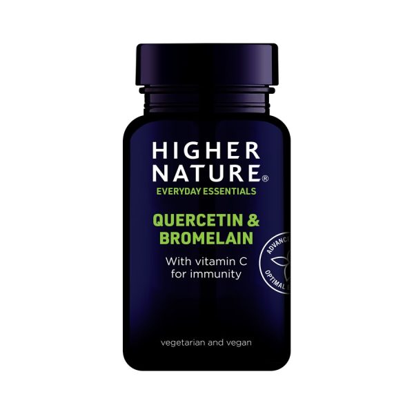 Higher Nature Quercetin & Bromelain + Vit C Tabs 60's