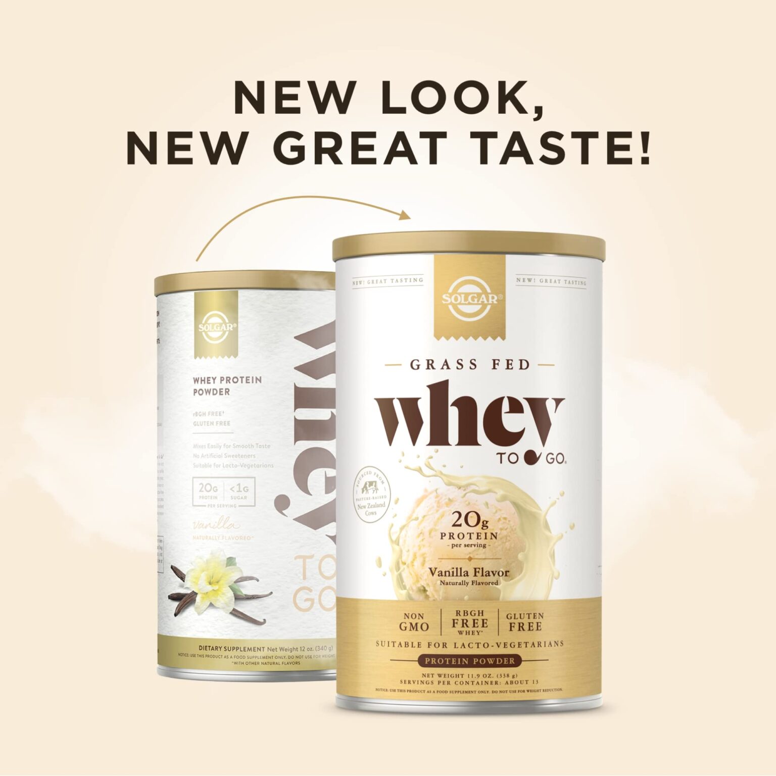 Solgar Whey Protein Powder Vanilla 340gm - Image 1