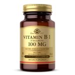 Solgar Vitamin B1 (Thiamin) 100mg Vegetable Capsules 100's