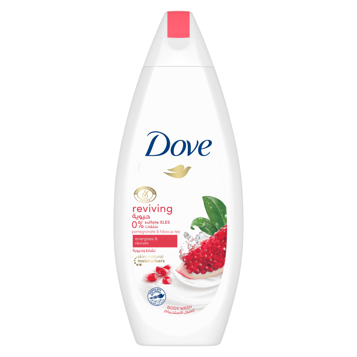 Dove Shower Body Wash (Reviving Pomegranade) 500ml - Image 1