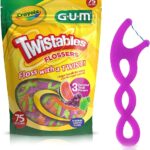 GUM Crayola Twistables Flossers 75's