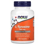 NOW Foods, L-Tyrosine, 500mg, 120 Capsules