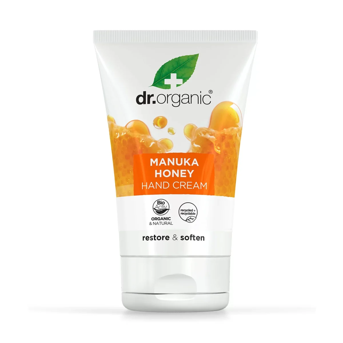 Dr Organic Manuka Honey Hand & Nail Cream 125ml - Image 1