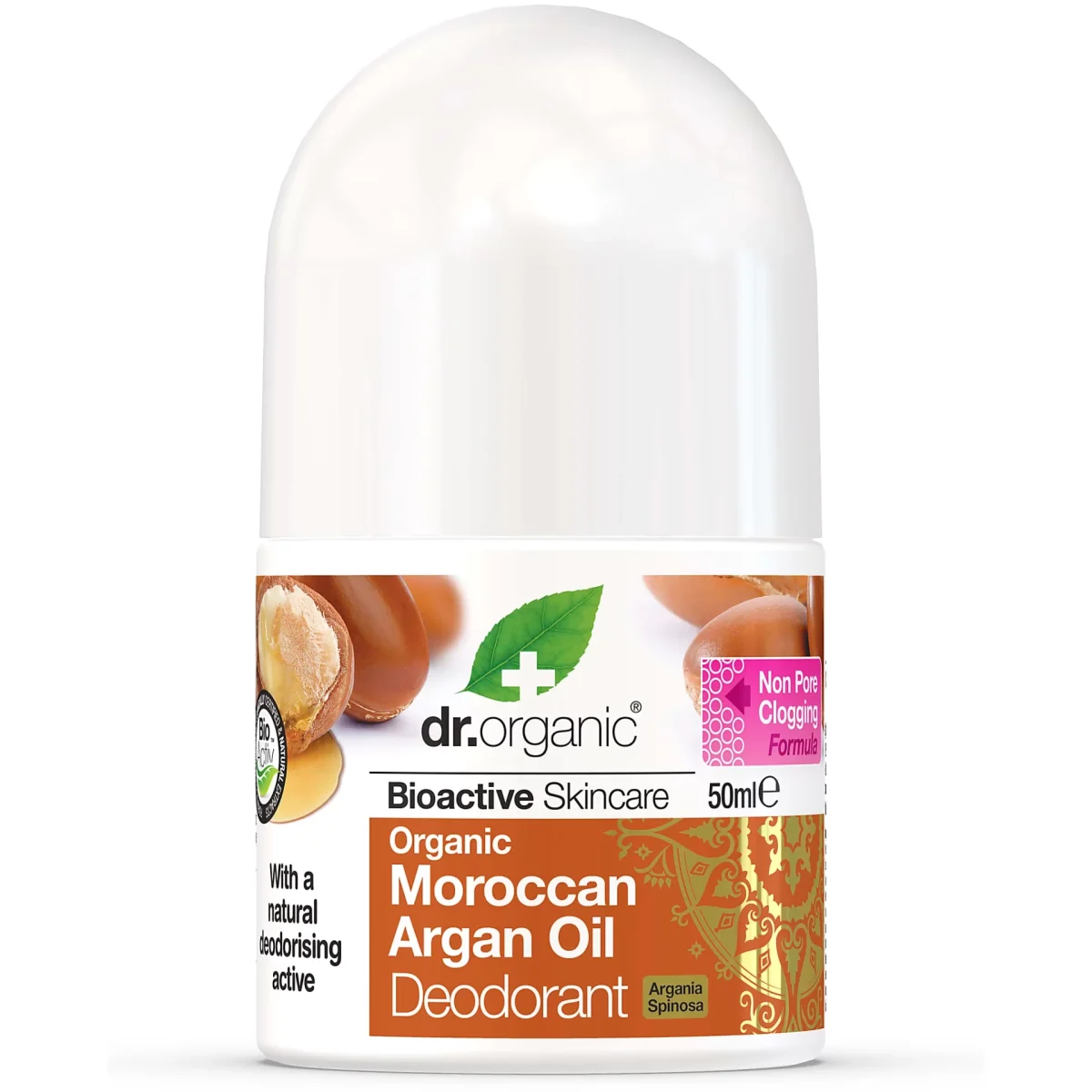 Dr Organic Moroccan Argan Oil Deodorant 50ml - Image 1