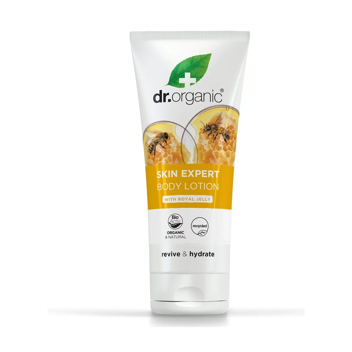 Dr Organic Skin Expert Body Lotion with Royal Jelly 200ml - Image 1