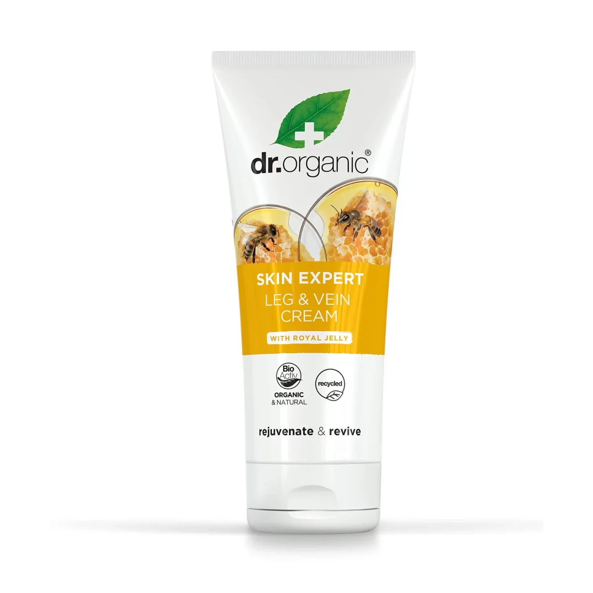 Dr Organic Skin Expert Leg & Vein Cream with Royal Jelly 200ml - Image 1