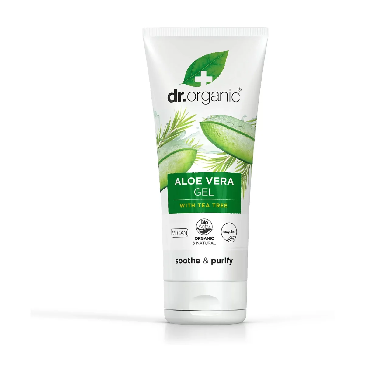 Dr. Organic Aloe Vera Gel with Tea Tree/Arnica 200ml - Image 1