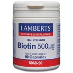 Lamberts Biotin 500ug Capsules 90's