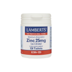 Lamberts Zinc (as Citrate) 25mg Tablets 120's