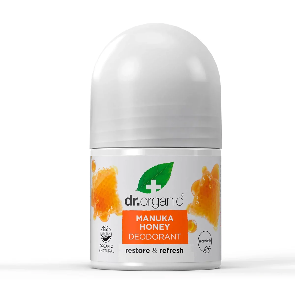 Dr Organic Manuka Honey Deodorant 50ml - Image 1