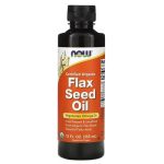 NOW Foods, Certified Organic, Flax Seed Oil 355ml
