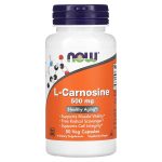 NOW Foods, L-Carnosine, 500mg, 50 Veg Capsules