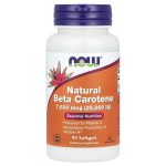 NOW Foods, Natural Beta Carotene, 7,500 mcg (25,000 IU), 90 Softgels