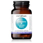 Viridian L-Theanine 200mg & Lemon Balm 300mg Vcaps 30's