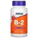 NOW Foods, B-2, 100mg, 100 Veg Capsules