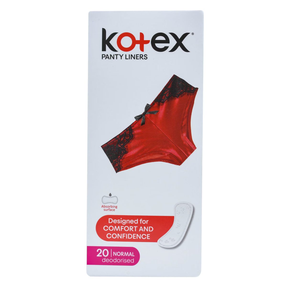 Kotex Panty Liners Deodorised 20's - Image 1