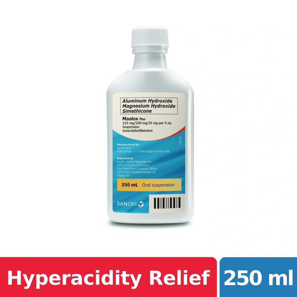 Maalox Plus 250ml Syrup - Image 1