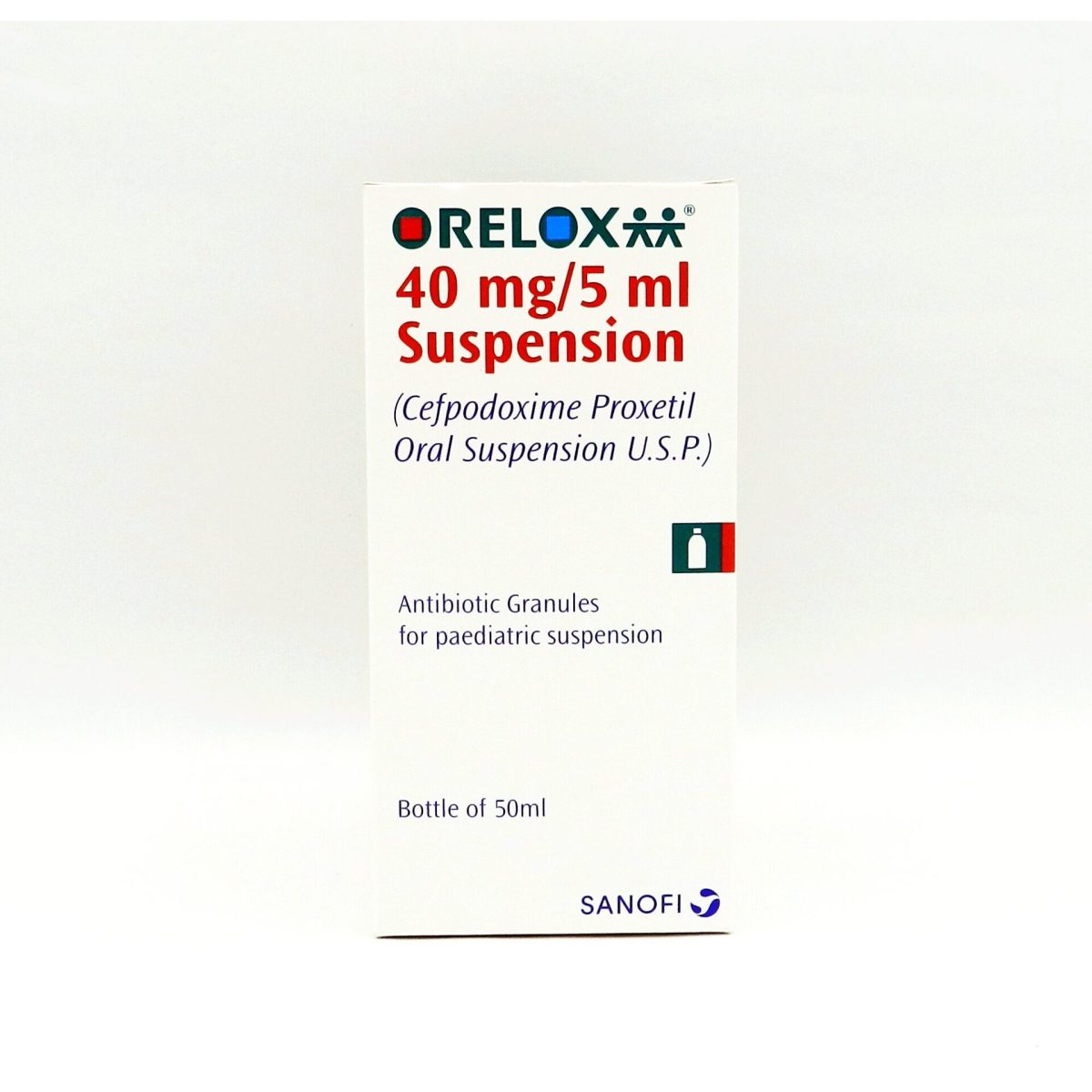 Orelox Dry Susp 40mg/5ml 50ml - Image 1