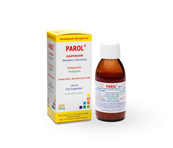 Parol Suspension 250 mg/5ml 100ml