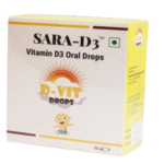Sara D3 Vitamin D3 Drops (15ml)