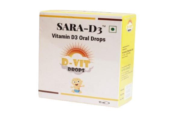 Sara D3 Vitamin D3 Drops (15ml)