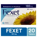 Fexet 180mg Tablets 20's