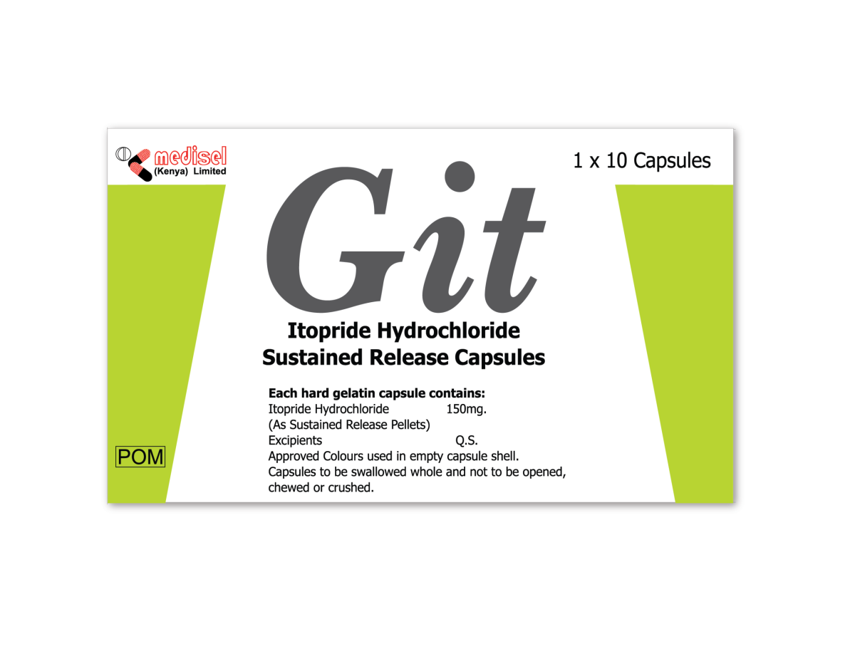 Git 150mg Capsules 10's - Image 1