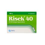 Risek 40mg Capsules 14's