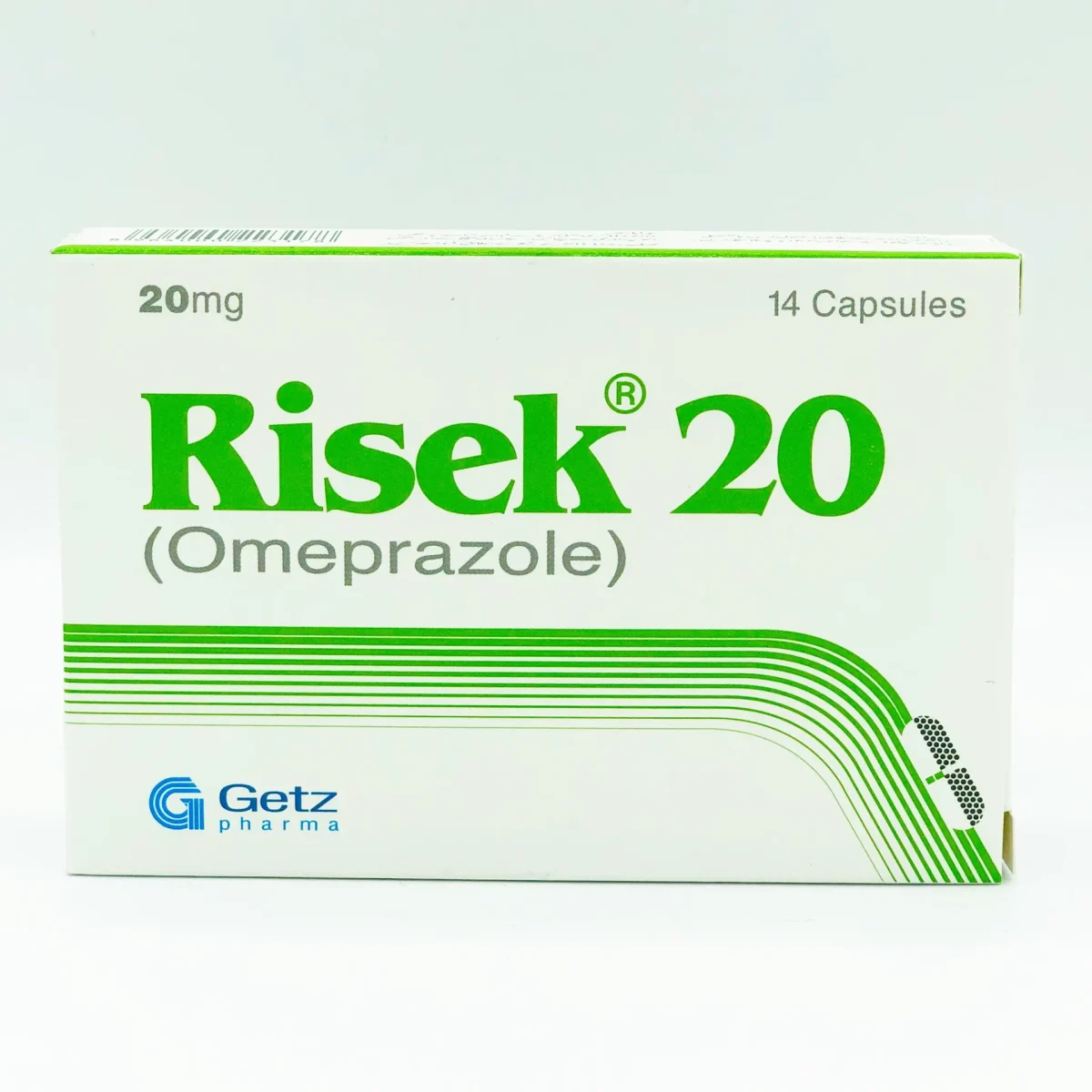 Risek 20mg Capsules 14's - Image 1