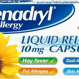 Benadryl Allergy Liquid Release Capsules 10mg 7's
