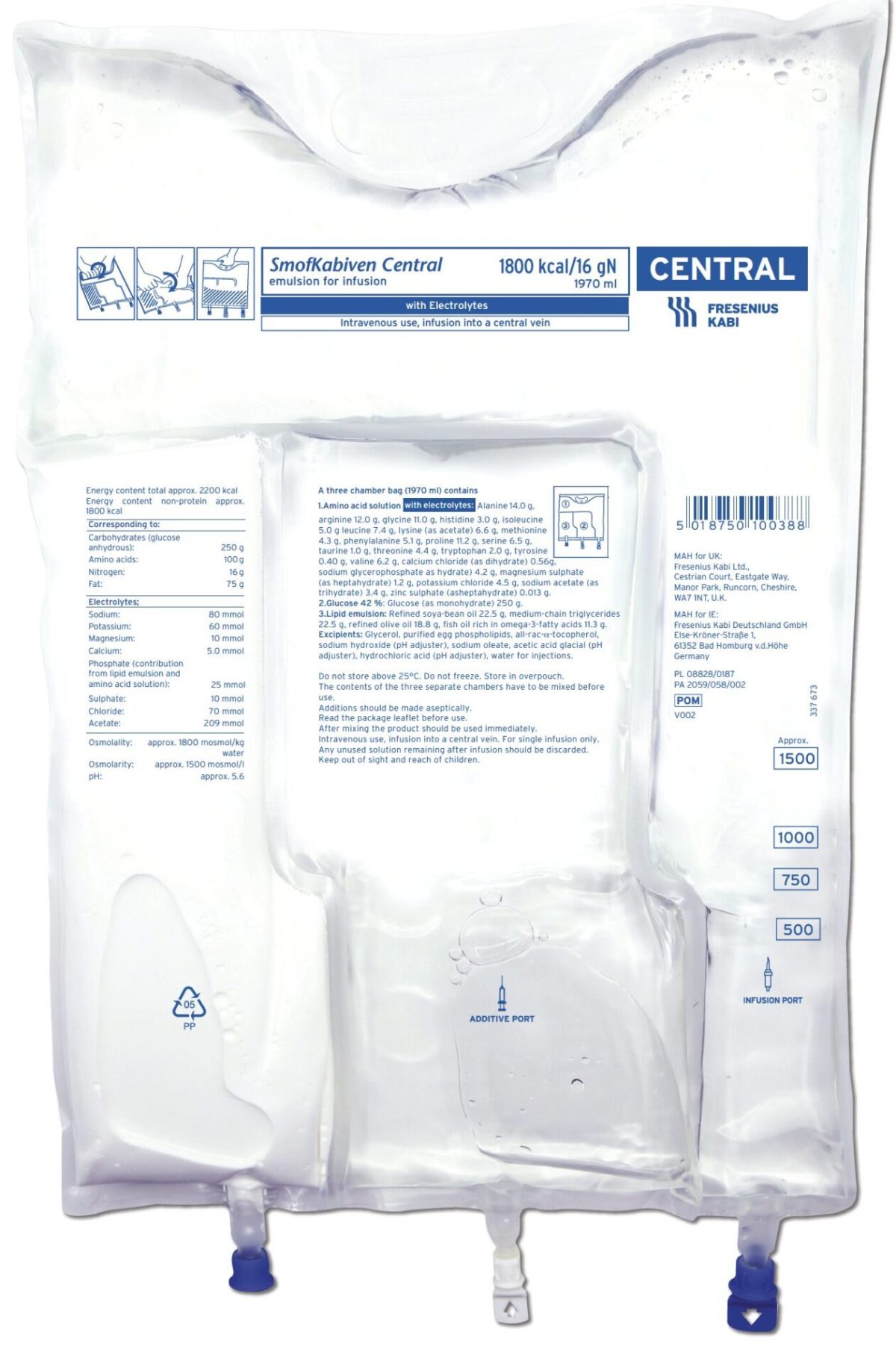SMOF Kabiven Peripheral 1904ml - Image 1