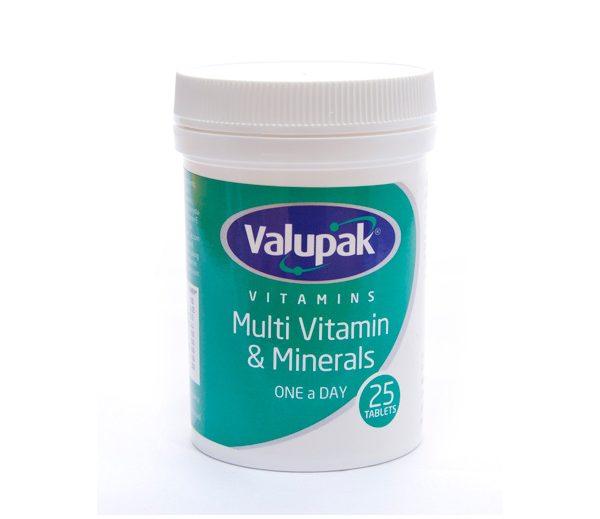 Valupak Multivitamin & Mineral Tablets (25’s)