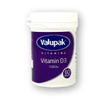 Valupak Vitamins D3 Capsules 1000IU (60’s)