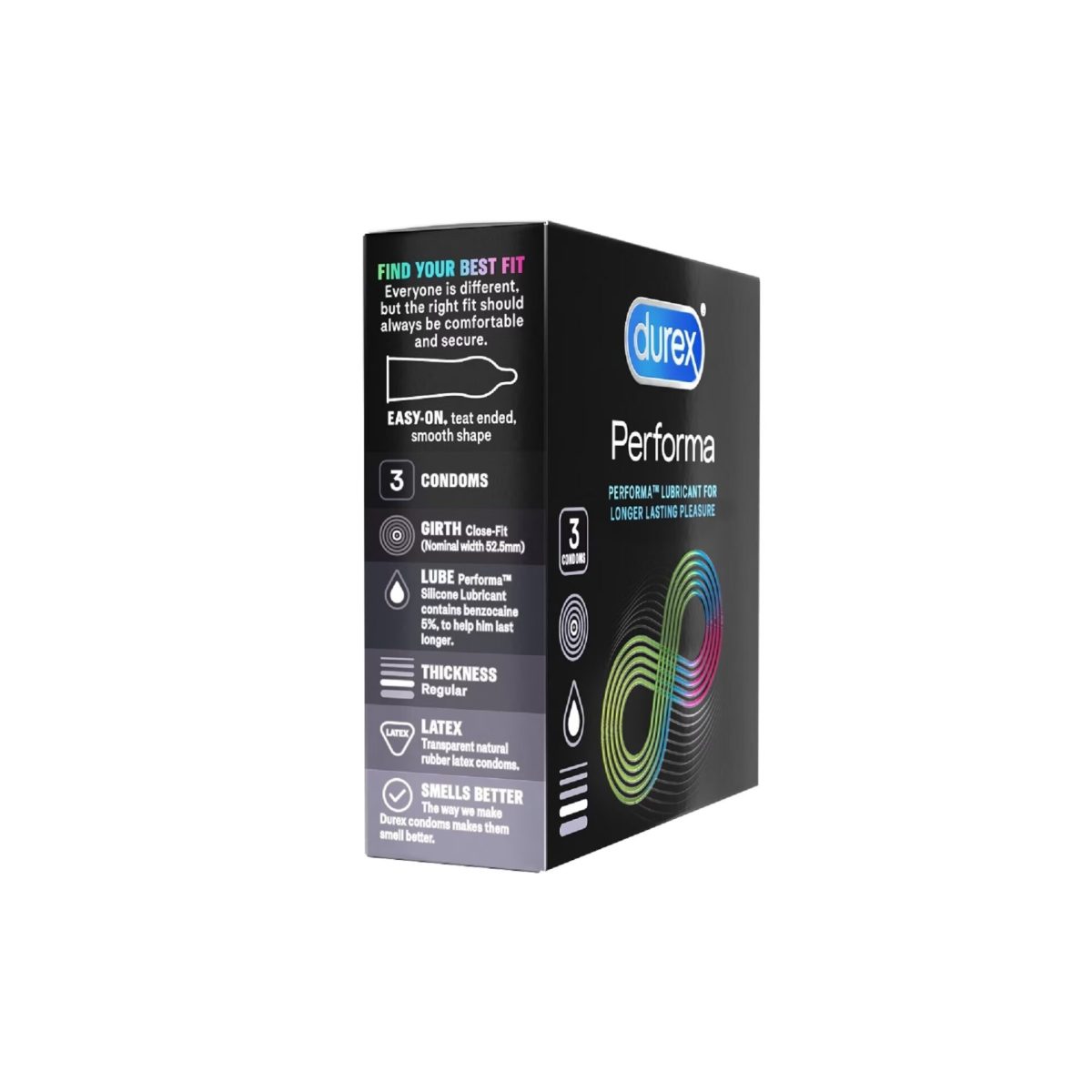 Durex Performax Condoms 3's - Image 1