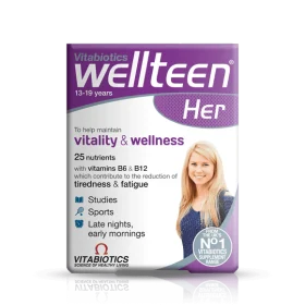 Wellteen Her – Advanced Nutritional Support for Teen Girls (13–19 Years)