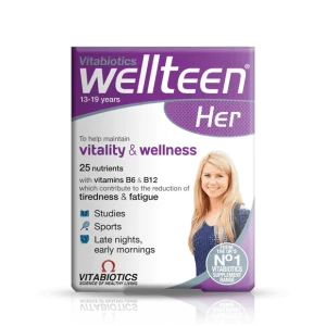 Wellteen Her – Advanced Nutritional Support for Teen Girls (13–19 Years)
