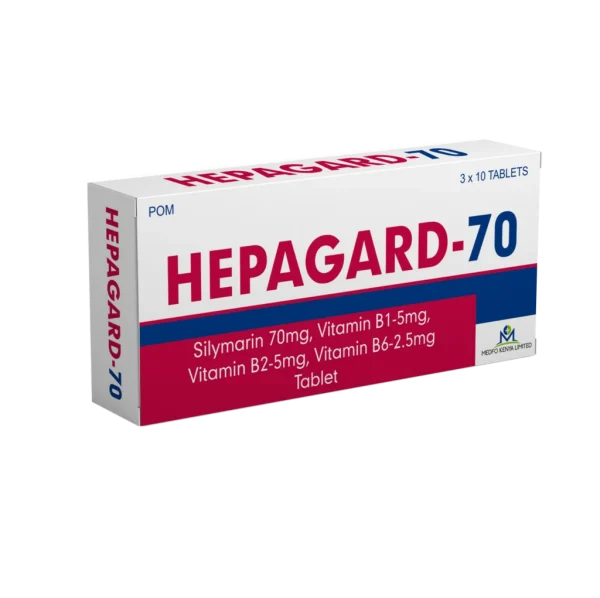 Hepagard 70mg Tablets 30's