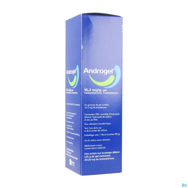 Androgel 16.2 mg/g (88gm)