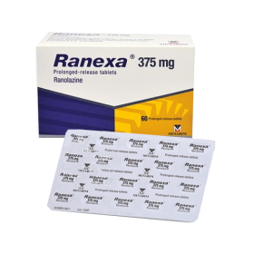 Ranexa 375mg Tablets 60's