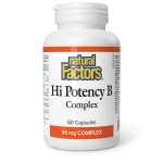 Natural Factors Hi Potency B Complex 50 mg (60 Capsules)