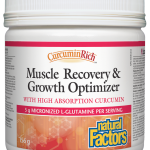 Natural Factors CurcuminRich Muscle Recovery & Growth Optimizer (156 g Unflavored Powder)
