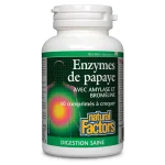 Natural Factors Papaya Enzymes (60 Chewable Tablets)